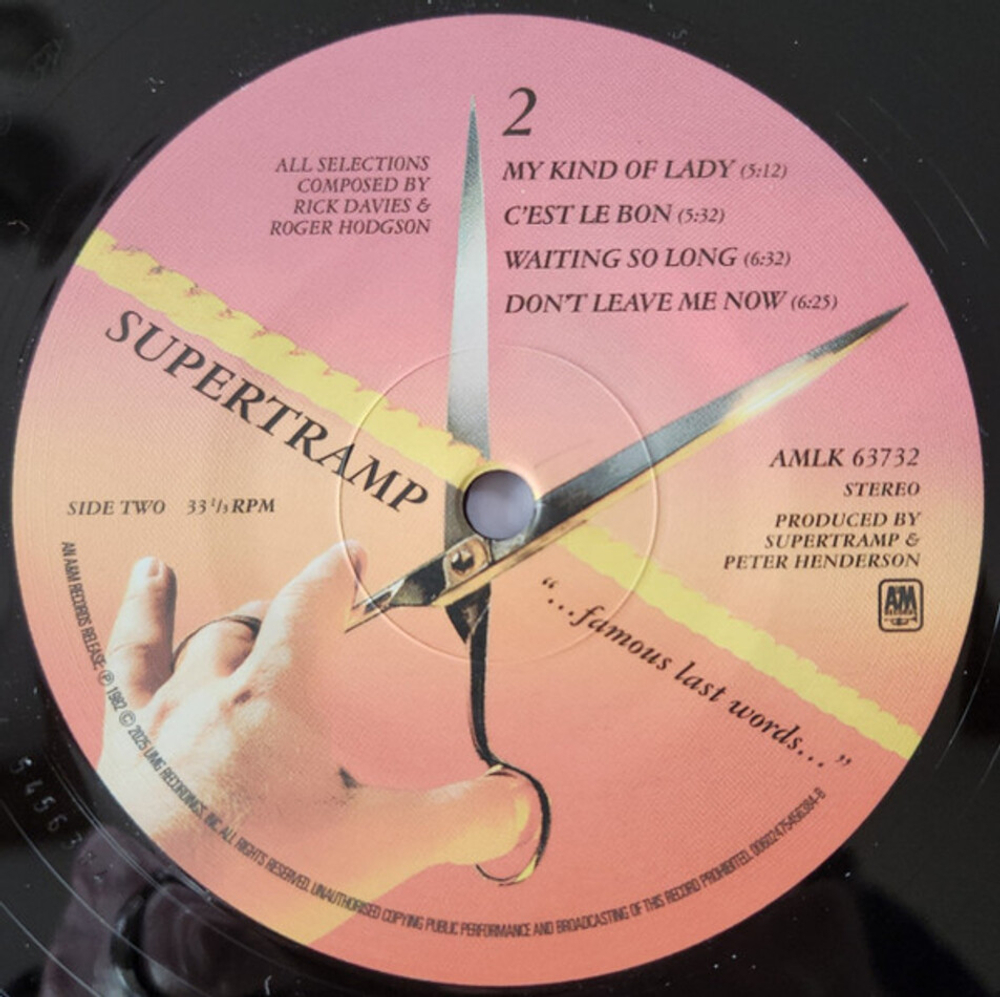 Supertramp / ...Famous Last Words… (LP)