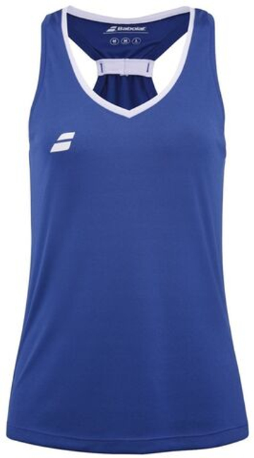 Женский топ теннисный Babolat Play Tank Top Woman - небесный