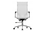 Офисное кресло Woodville Reus белая сетка, хром