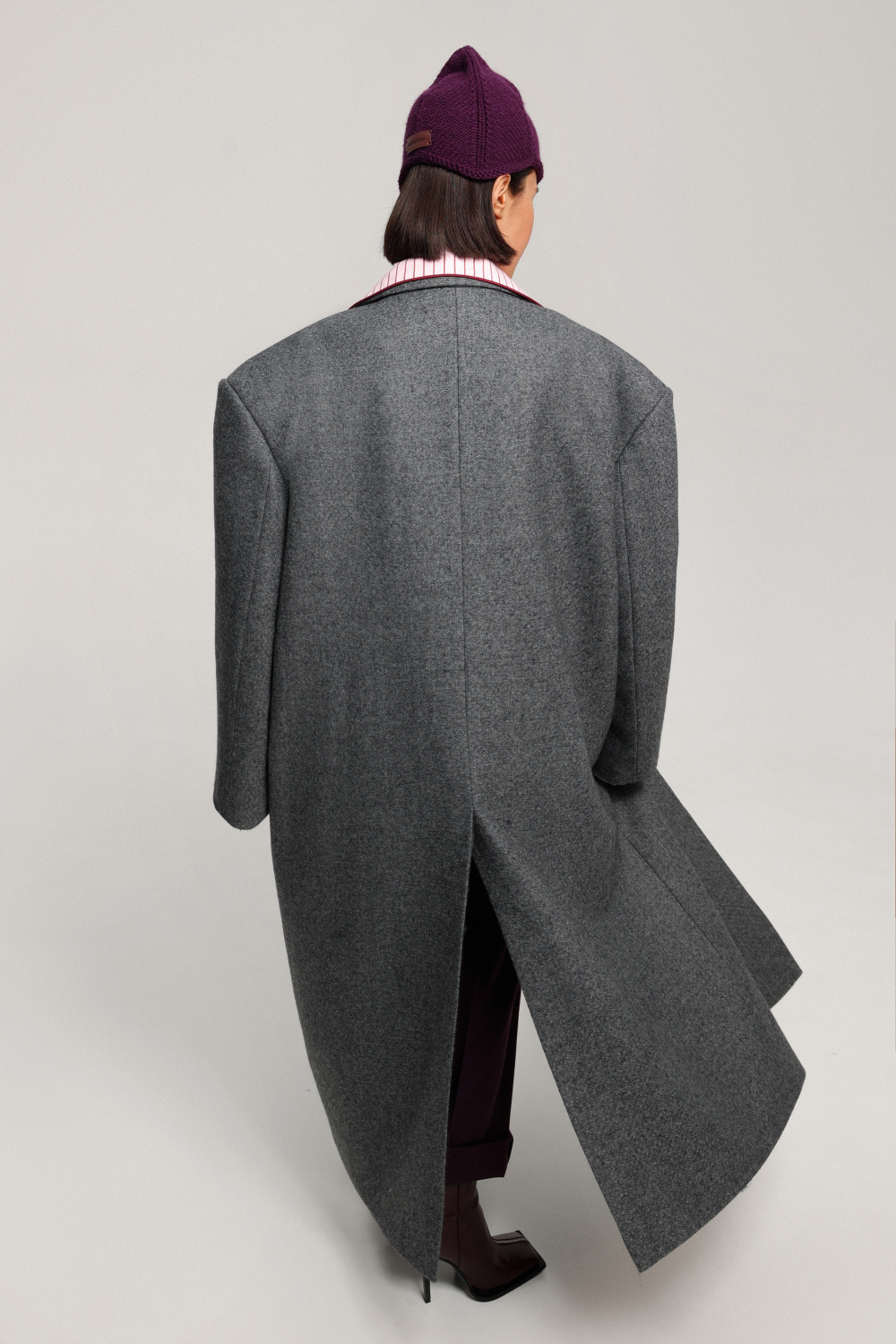 Пальто-пиджак макси