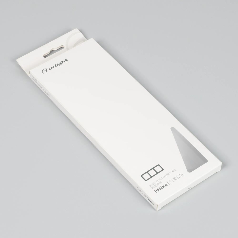 Рамка пластиковая FRM-PERIO-PL-3-GD (Arlight, -) 049757