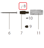 Запчасть №8 для FDPAG-H8. Цилиндрический штифт Запчасть №8 для FDPAG-H8. Цилиндрический штифт