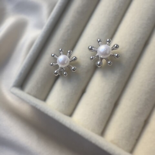 Серьги "Аура нежности" с речным жемчугом