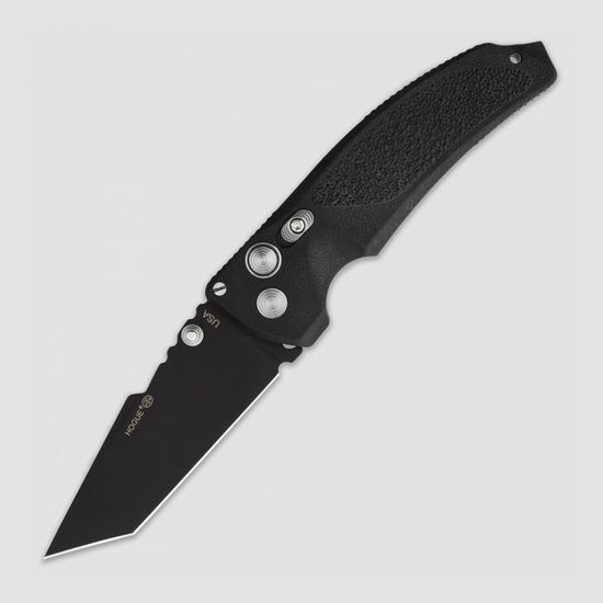Складной нож HOGUE «EX-03 Black Tanto Blade» HG/34360BK c клинком из стали 154CM, рукоять PPS (Инженерный пластик)