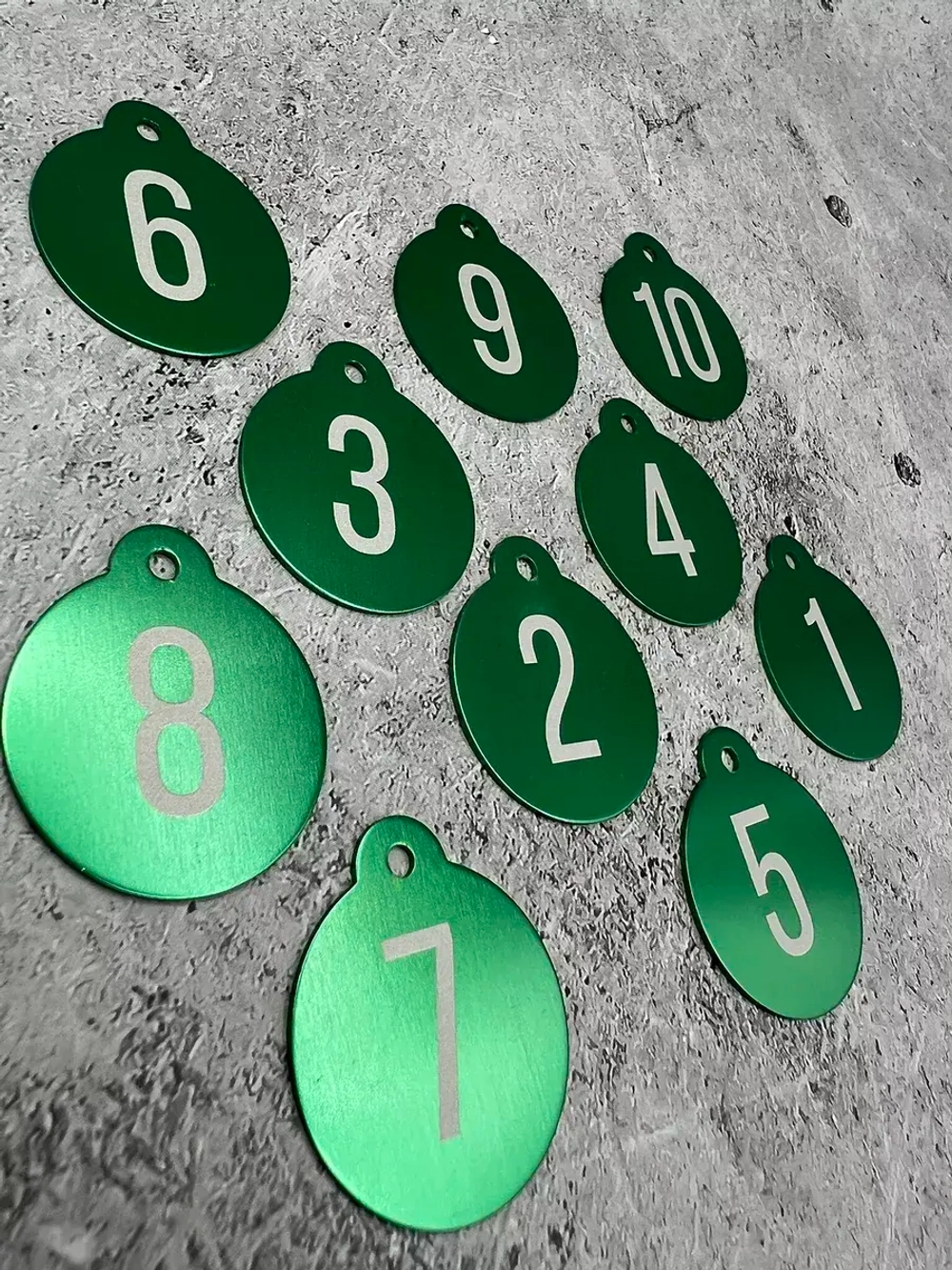 Номерки на ключи, металл