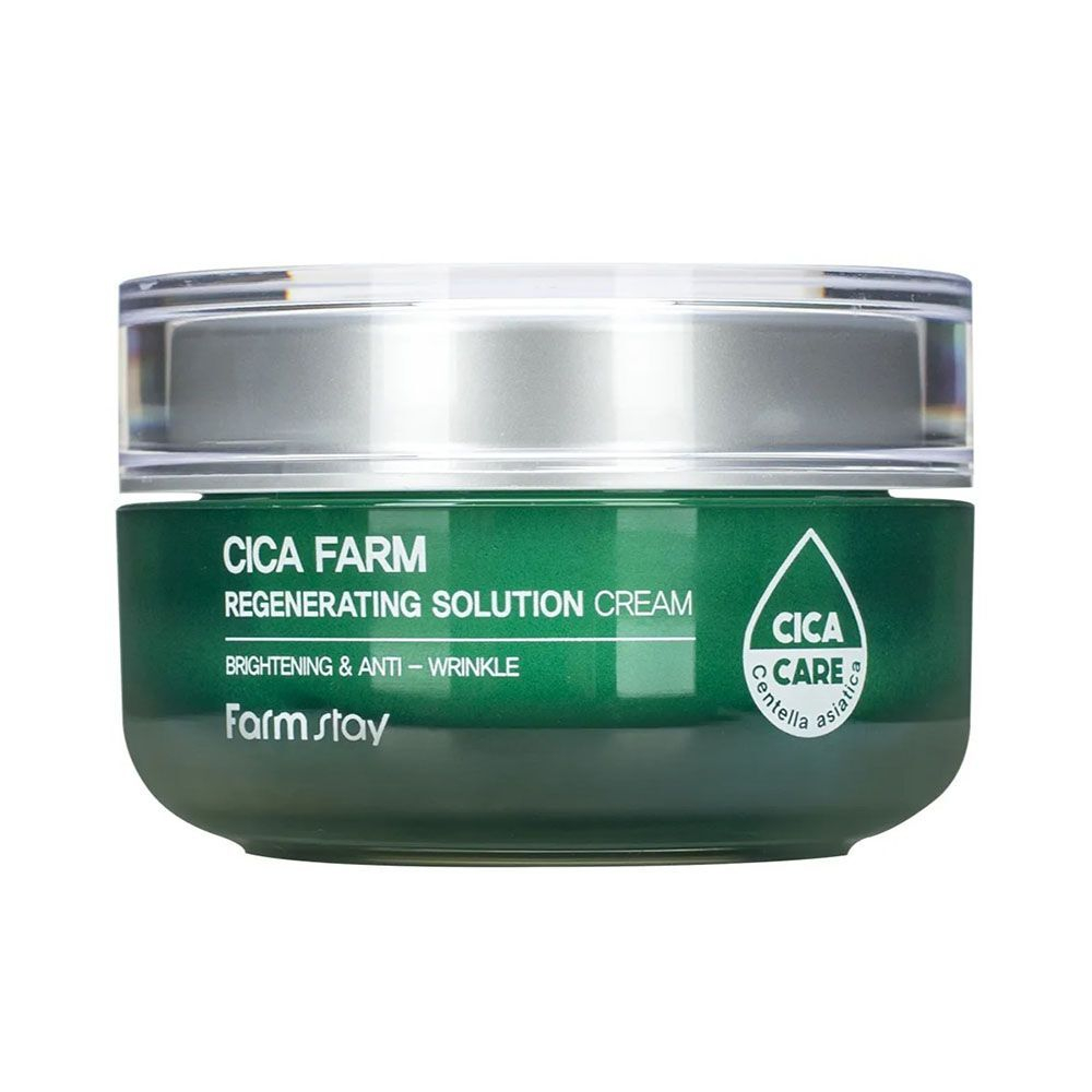 Крем для лица с центеллой FarmStay Cica Farm Regenerating Solution Cream