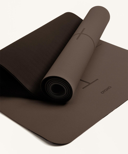 OYSHO Коврик для йоги толщиной 5 мм, коричневый