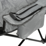 Стул-кресло 60х60х102 см, серый, с подстаканником, 100 кг, Green Days