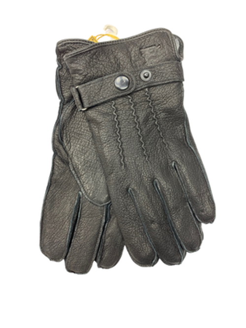 Перчатки. Мужские. Наружний шов. Материал верха: Кожа оленя. Подклад: Плюш-флис. 5 шт в упаковке.