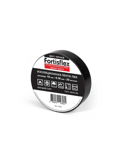 Изолента ПВХ 19x0.18x20 Heavy Duty черн. Fortisflex 71240