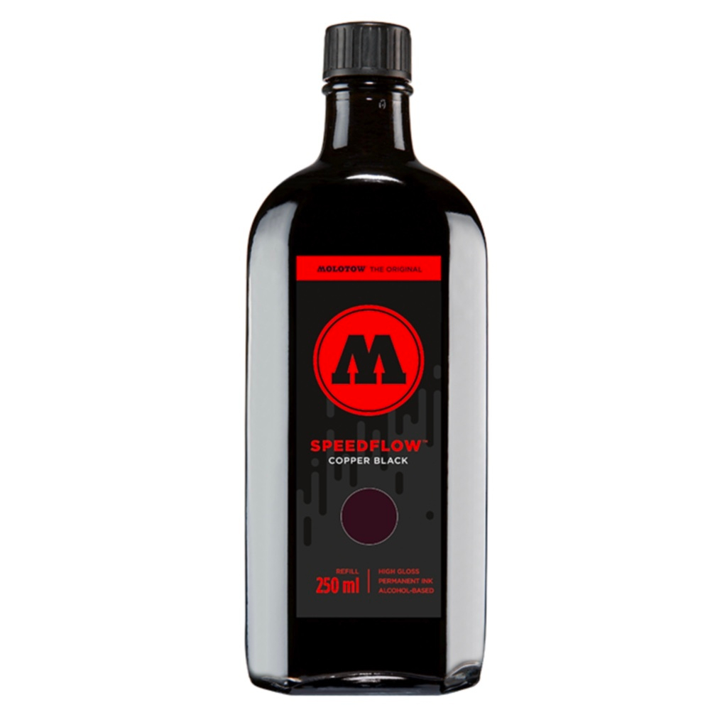 Заправка Molotow SPEEDFLOW - 250мл (Черный)