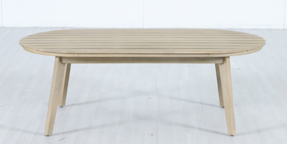 Столик деревянный кофейный Tagliamento Madrague, светлый тик