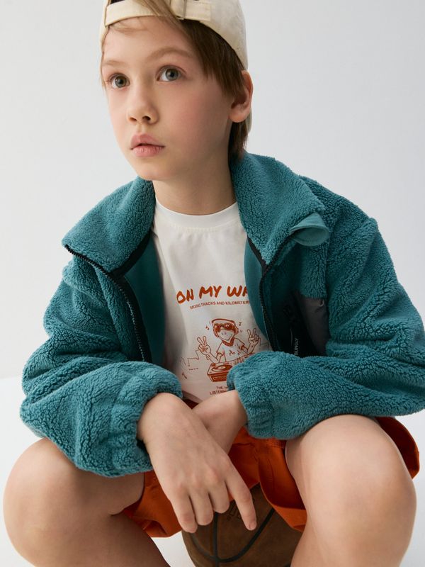 Толстовка меховая 