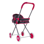 Коляска для куклы лежачая, пакет Y918D-8