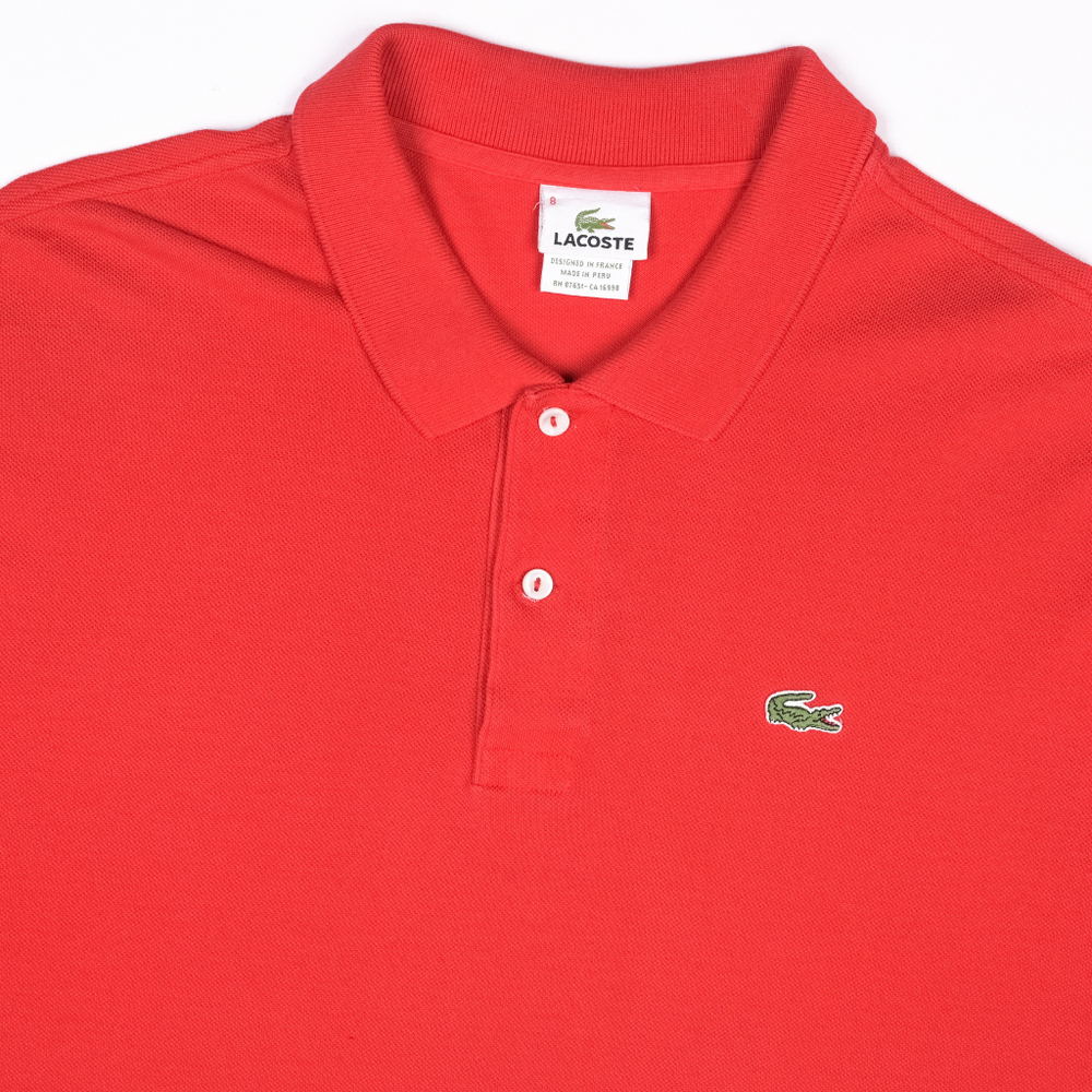 Базовое красное поло Lacoste, XXL