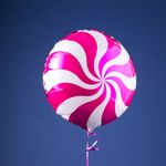 F Шар Круг Фуше леденец конфета 18" / 46 см (БГ-15)
