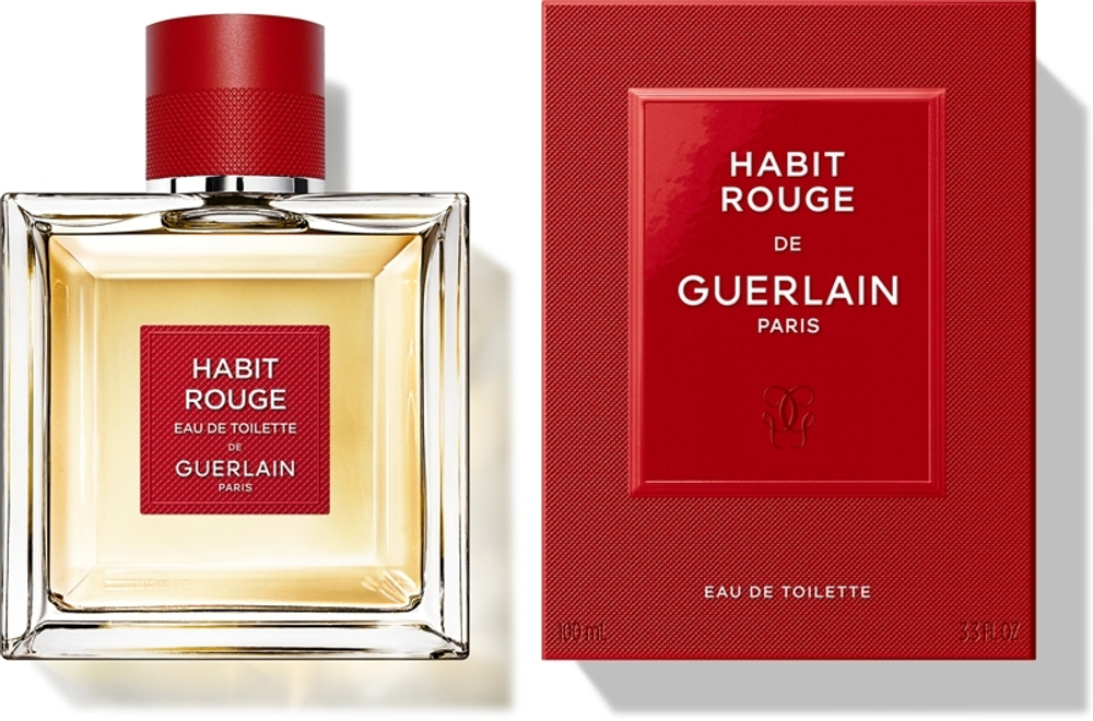 GUERLAIN Habit Rouge туалетная вода для мужчин