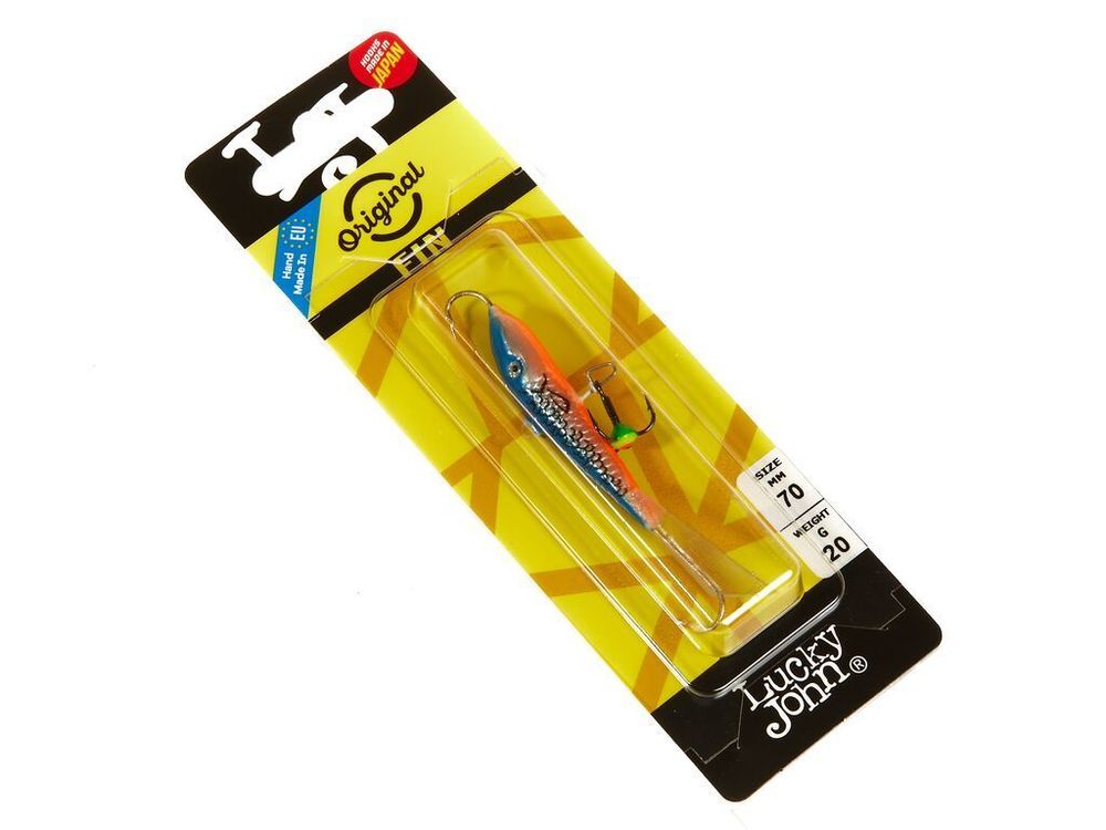 Балансир LUCKY JOHN Fin 5 (+тройник), 70 мм, цвет 45H