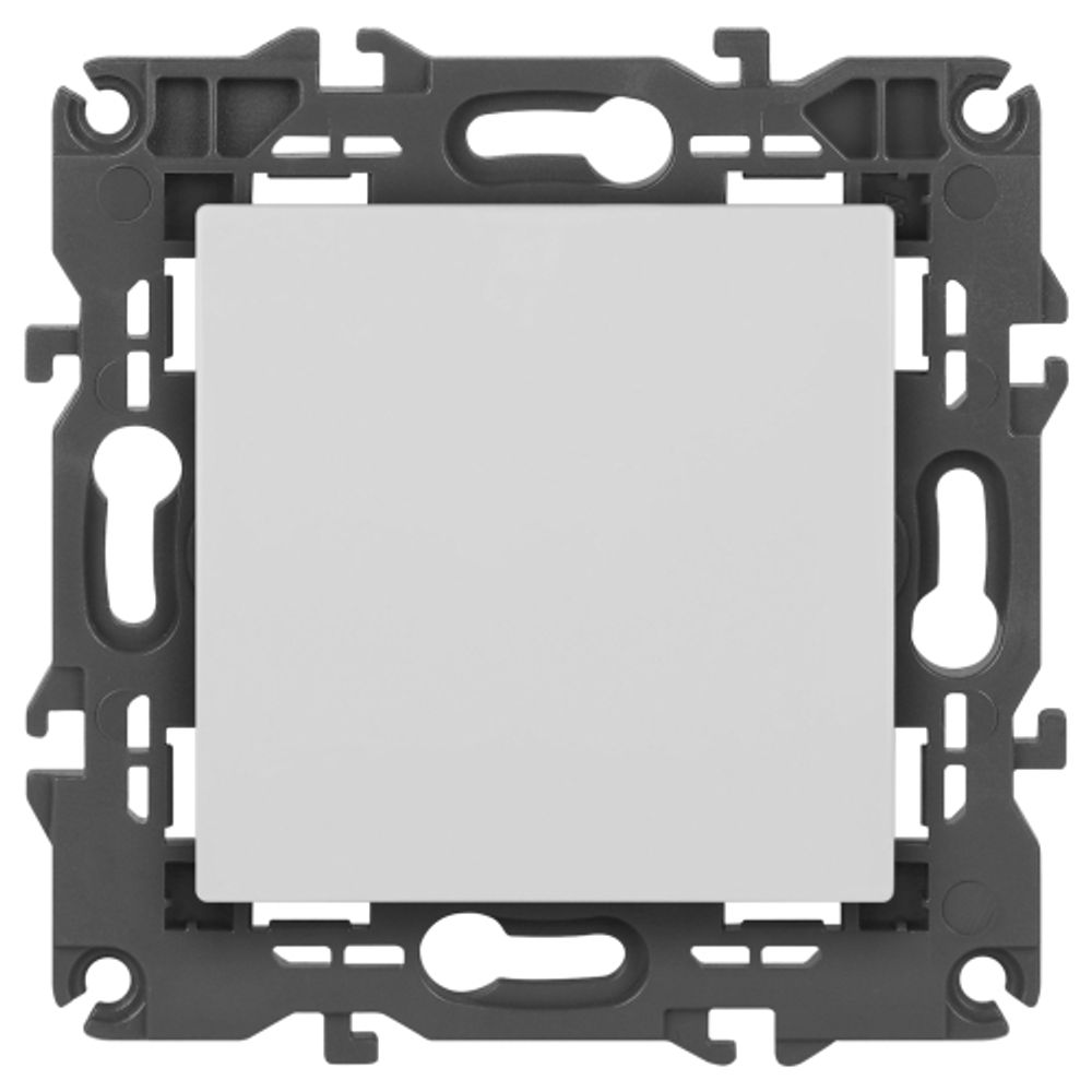 14-1111-01 ЭРА Кнопка, 10АХ-250В, Elegance, белый