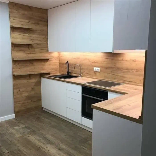 ЛДСП Мебельный щит 400*300 мм цвет Дуб Вотан 16 мм