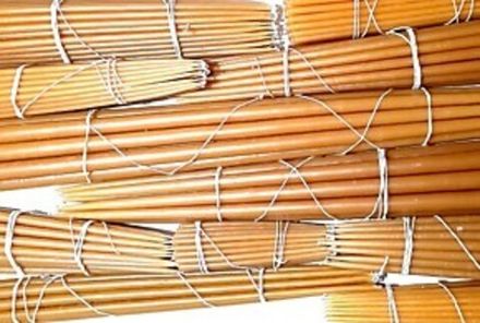 Свечи конусные (маканые) воск 100%