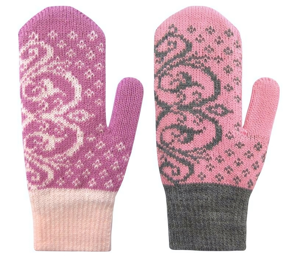 Варежки "Диадема" розов. р.14, 1 шт.