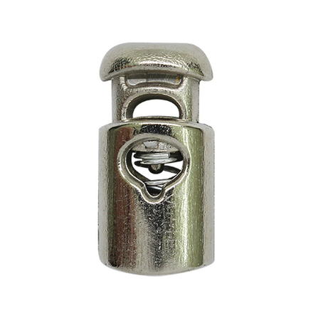 Стопор Цилиндр d=5,5мм, 21*11мм, пластик под металл, цв.никель