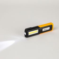 Светодиодный фонарь ЭРА Рабочие, серия Практик RA-803 аккумуляторный, крючок, магнит, miscro USB | Рабочие  фонари