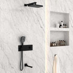 Душевой комплект Vincea VSFW-432T1MB встраиваемый, термостатический, 3 режима, черный