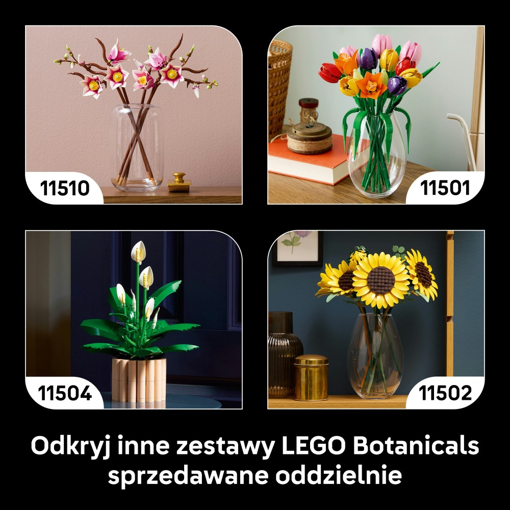 Конструктор LEGO Botanicals 11505 Лесные грибы — фото 8
