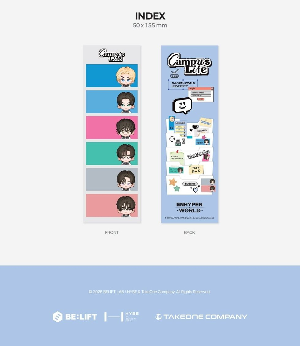 товары ENHYPEN - WORLD COUPON CARD COLLECTION CAMPUS LIFE SPECIAL Version