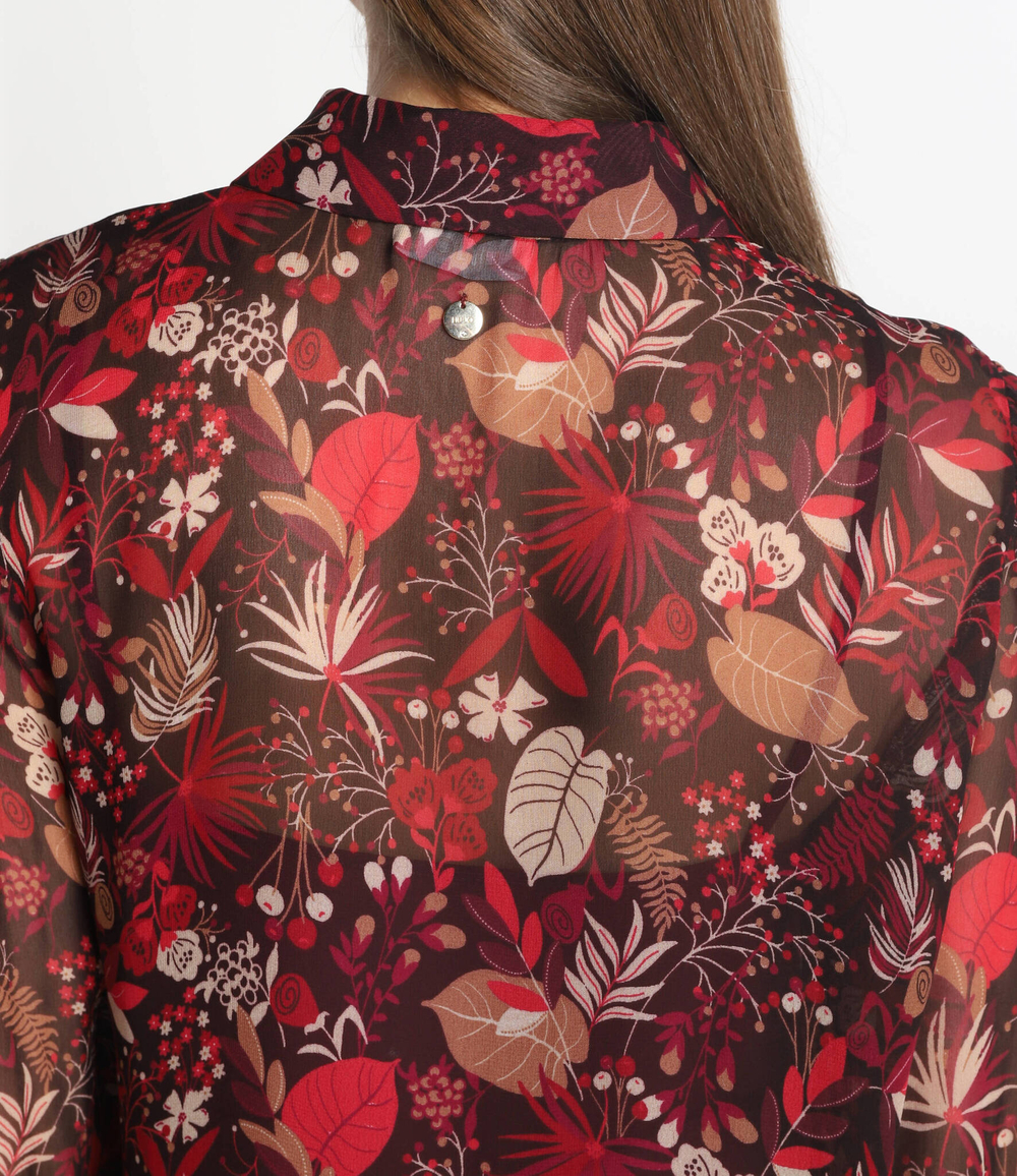 Рубашка Liu Jo - бордовый(WF2114 T5441)