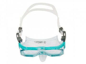 Маска детская Sargan Панорама прозрачный/бирюзовый