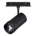 ST357.436.12 Магнитный трековый светильник ZOOM Черный LED 1*12W 3000K Lm Ra90 10-55° IP20 D50xH160 48VV SKYLINE 48