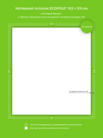 Натяжные потолки 11.2 м2, 20.7 м2