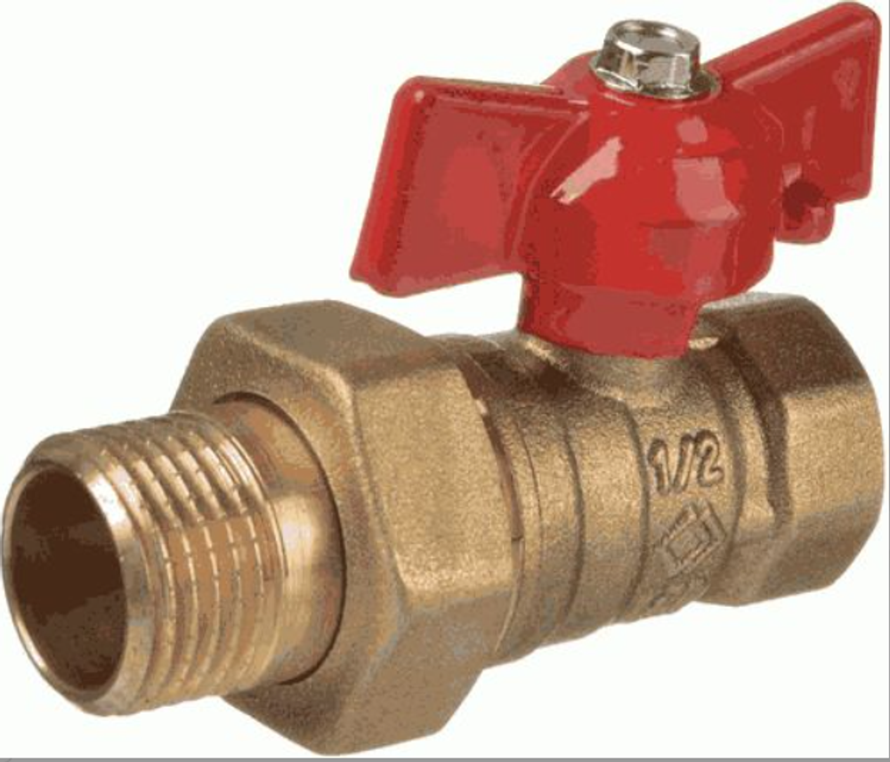 Кран шаровый Expromt 1/2" с американкой Ex 10418