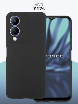 Чехол ROSCO для Vivo Y17s (арт.VV-Y17S-COLOURFUL-BLACK )