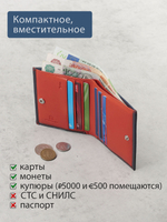 903 R - Портмоне с RFID защитой, Stampa Brio