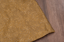 Покрывало 260х260 Garda Decor Gloss горчичное