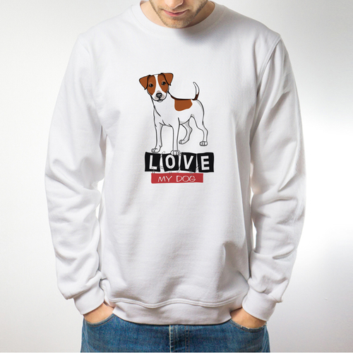 Свитшот "Джек - люблю свою собаку"