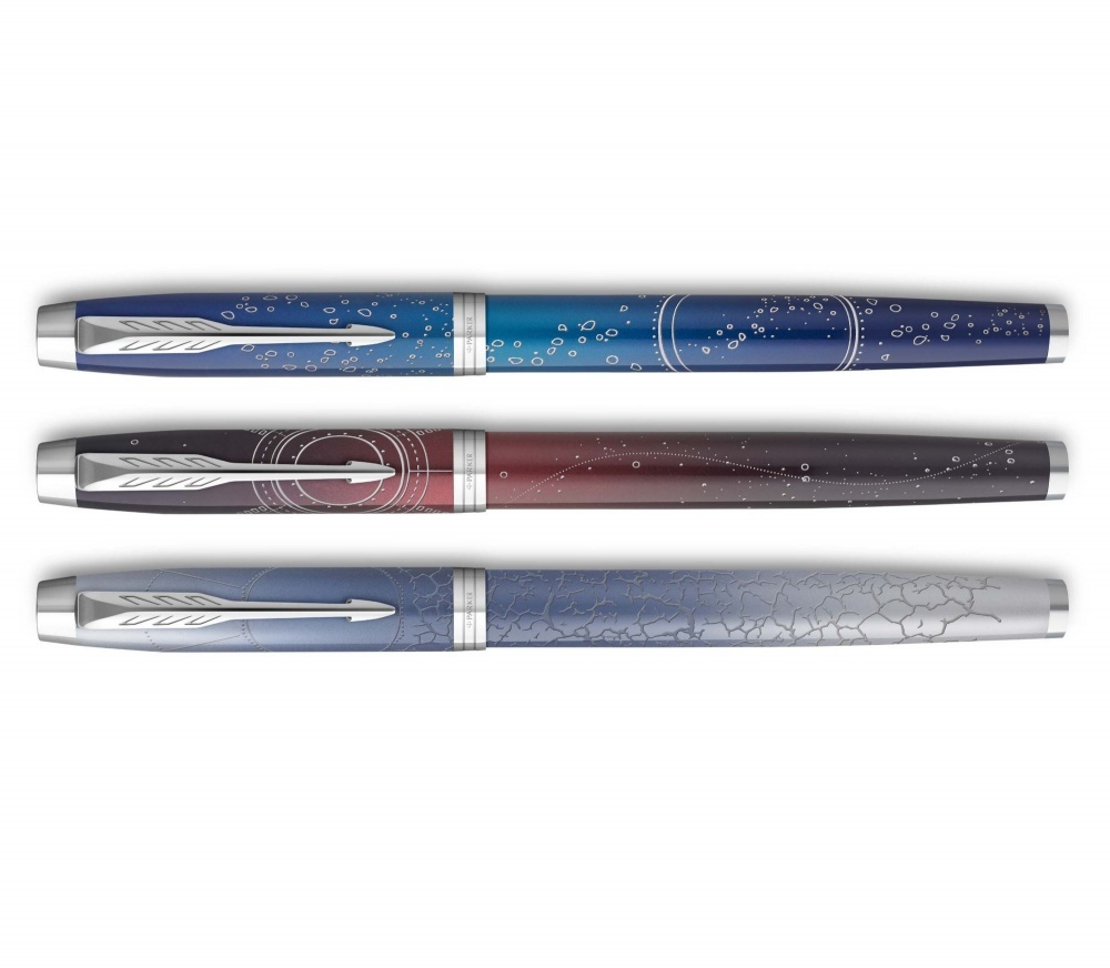Перьевая ручка Parker IM Royal SE The Last Frontier Space CT, перо: F, цвет чернил: blue, в подарочной упаковке.