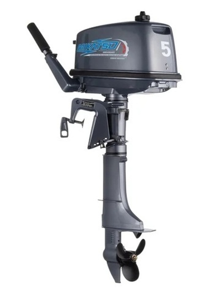 2х-тактный лодочный мотор MIKATSU M5FHS + внешний топливный бак 12 л.