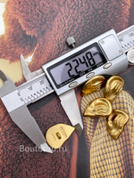 Пуговицы Скиапар. золотистые "Ладонь"