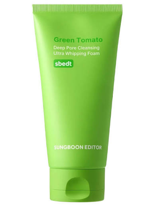 Sungboon Editor Green Tomato Deep Pore Cleansing Ultra Whipping Foam пенка для очищения пор