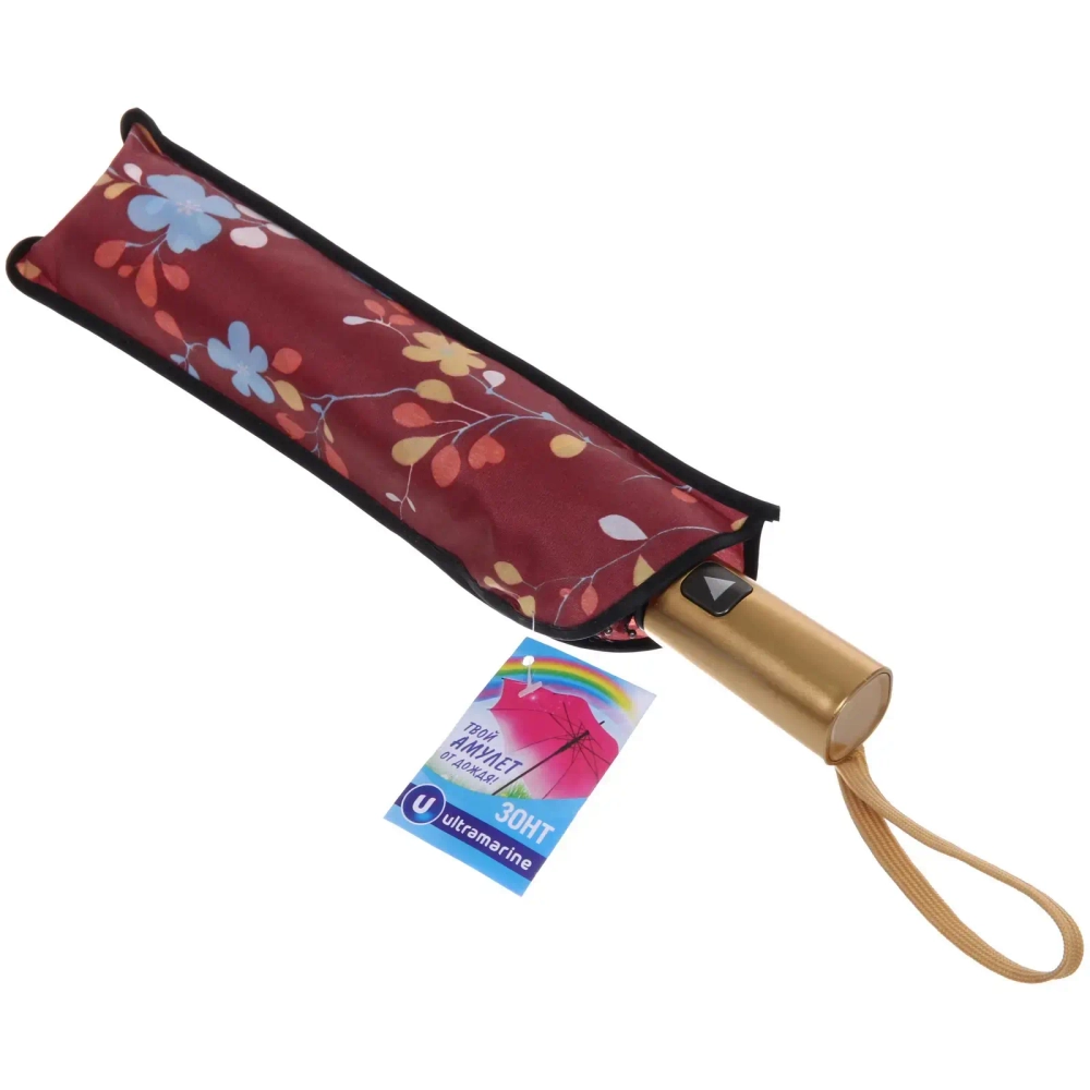 Зонт женский полуавтомат «Лагуна», микс 6 цветов, 8 спиц, d-100см, длина в слож. виде 30см