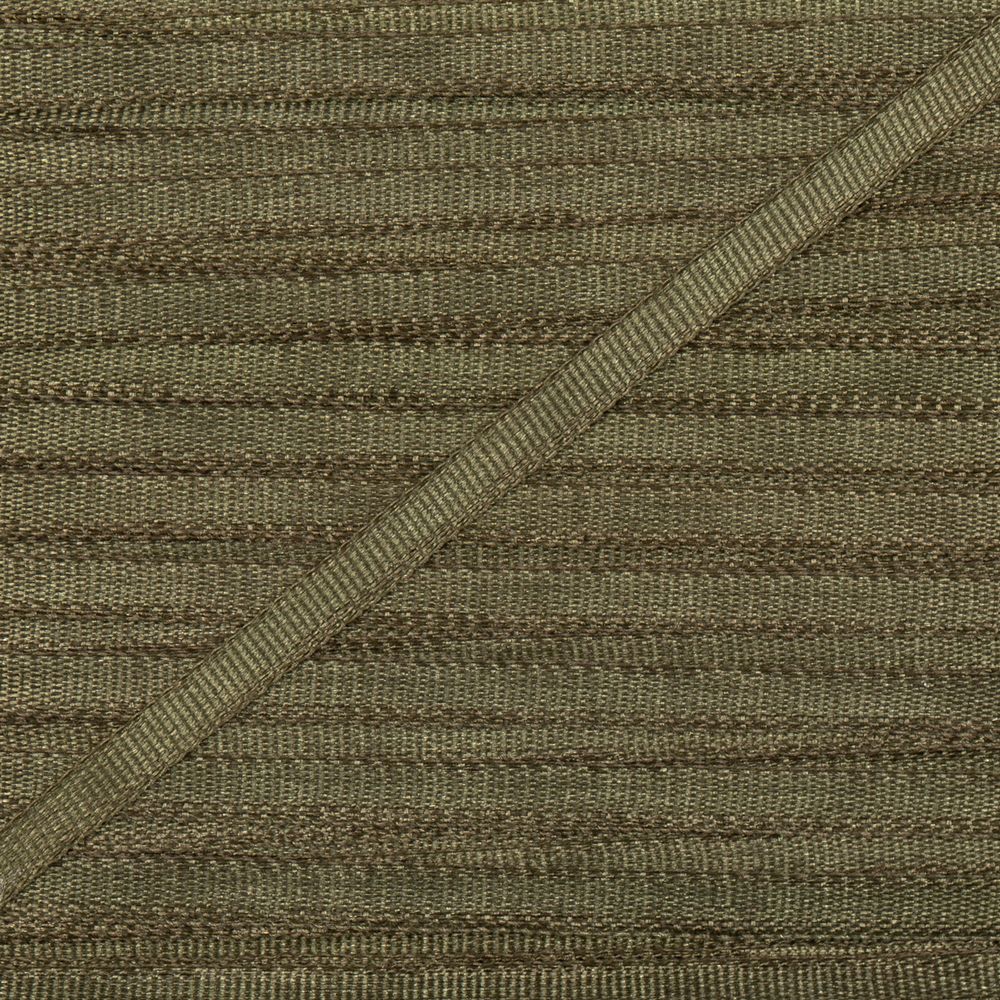 Лента (тесьма) шелковая 2.0 мм / 45.5±0.5 метров, №214 т.оливковый, Gamma SR-2