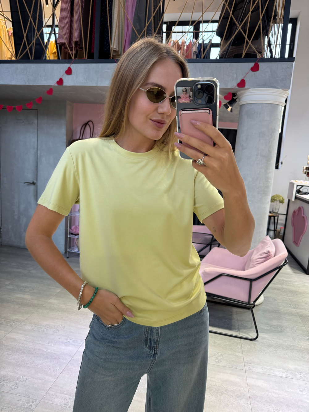Футболка Simple салатовый