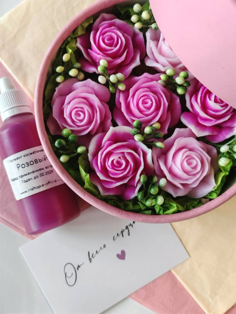 Краситель для мыла Розовый 50 мл Турция