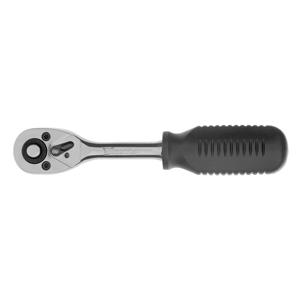Ключ-трещотка 1/4", CrV, 45 зубьев, с быстрым сбросом, хром Matrix