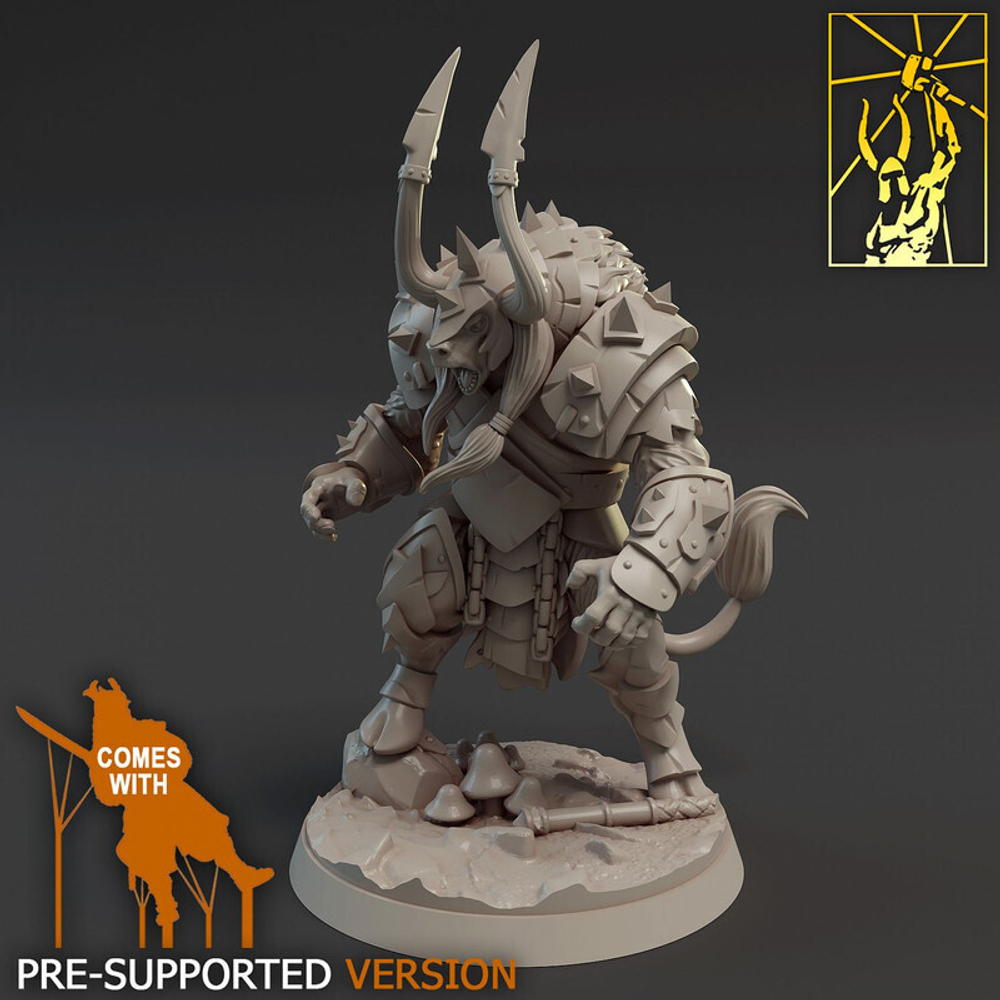Grand Alliance Chaos Beasts of Chaos Gors миниатюра для dnd, днд, pathfinder, фентези, Настольная игра, НРИ, Варгейм, РПГ